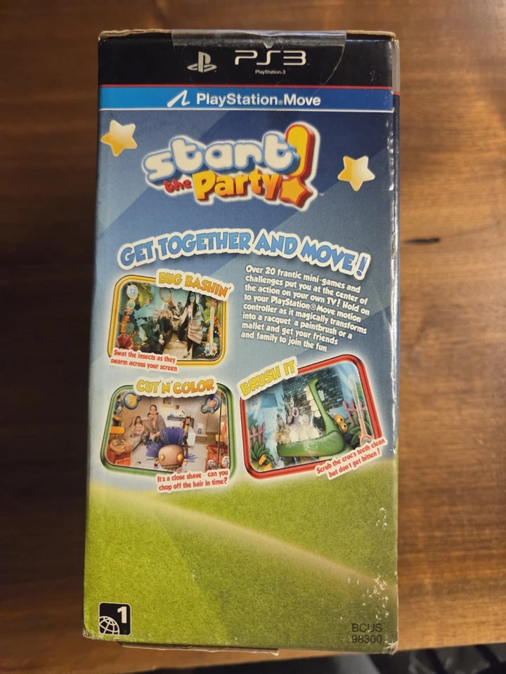 Sony Playstation PS3 Playstation Move Paquete Comienza la Fiesta NUEVO Precintado Foto 2 de 4