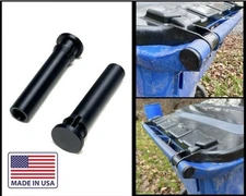 Stronger Wheelie Trash Can Bin Lid Hinge Pins 2x For Rehrig Sierra Huskylite 95