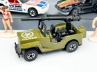 Vintage Hot Wheels Blackwall 1977 SCARCE Olive Gunslinger US ARMY - NICE!