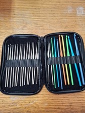 Vintage Boye Crochet Hooks Lot of 24 - Full set in Case