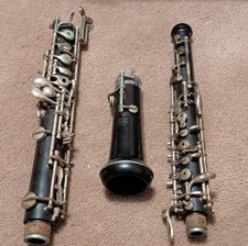 L. LEBRETTE SM Oboe Black Wood Paris Woodwind Instrument
