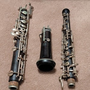 L. LEBRETTE SM Oboe Black Wood Paris Woodwind Instrument