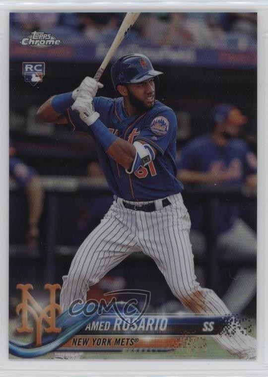 2018 Topps Chrome Refractor Amed Rosario #60 0c4