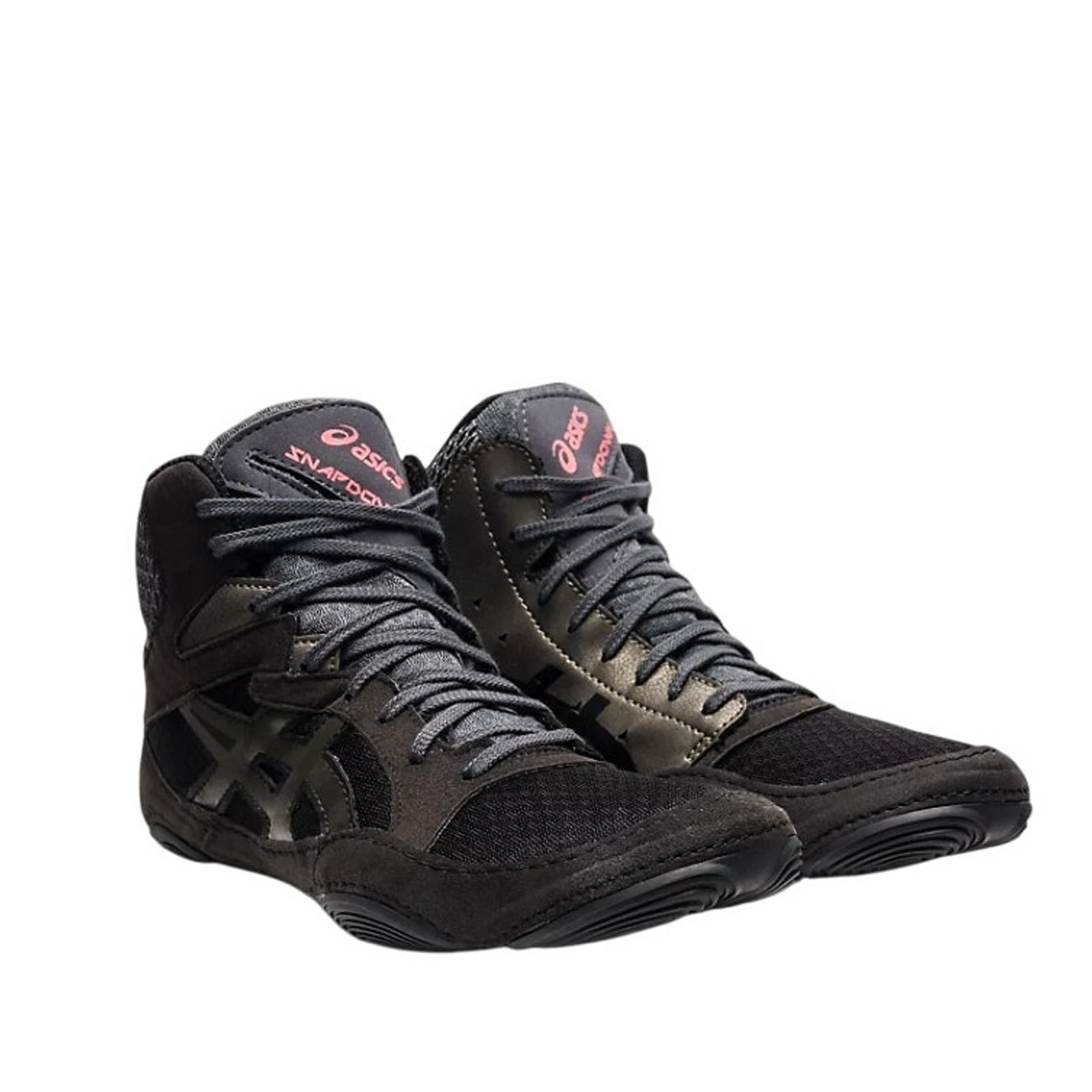 Scarpe da wrestling Asics SnapDown 3 da uomo US 10 5 M EU 43 5 nere canna di fucile nuove con scatola