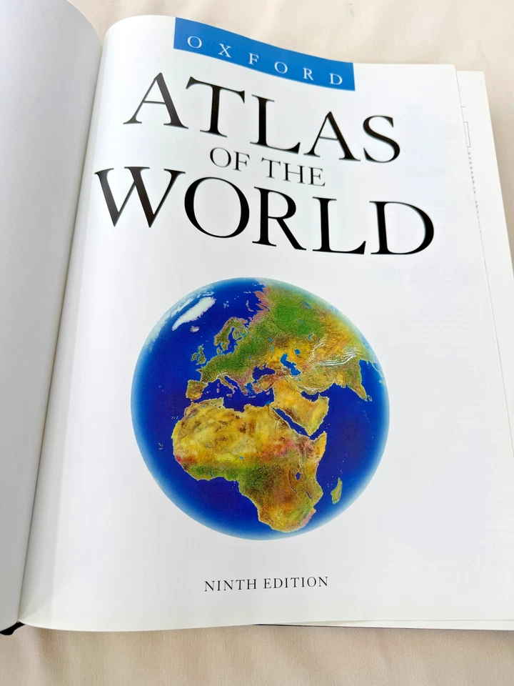 Easton Press OXFORD ATLAS OF THE WORLD Oversized Leather Collectors ABSOLUTE MNT - Image 3 of 4