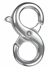 Double Lobster Clasp 21mm x 11mm, Large Size Sterling Silver 925, Lengthening...