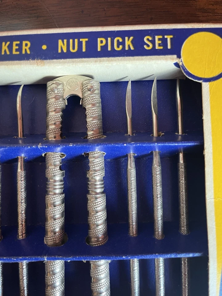 Quackenbush Nut Cracker/ Nut Pick Set NOS - Image 3 of 4