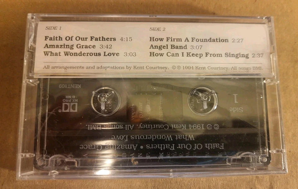 Kent Courtney-Amazing Grace Cassette 1991 New/Sealed OOP Rare Indie Release Foto 2 de 2