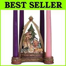 Nativity Advent Candle Holder Roman Exclusive