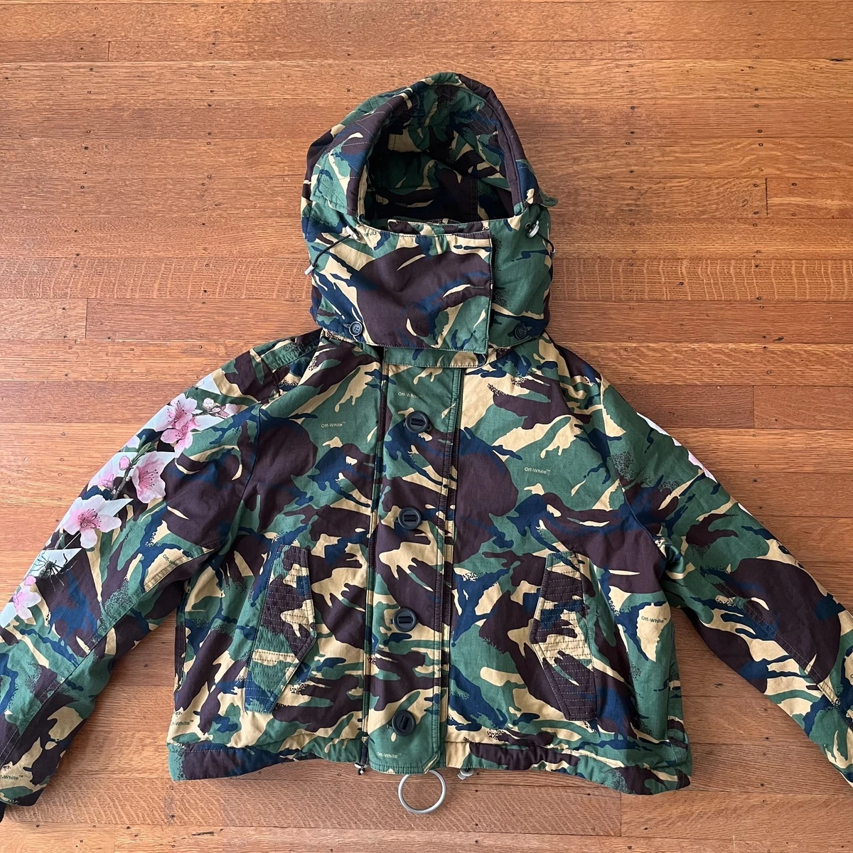 Veste Militaire Camouflage Ellie & Kate Taille M - Multicolore, Doublée, Neuf Avec étiquettes