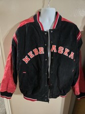 Vtg University of Nebraska Cornhuskers Suede ...