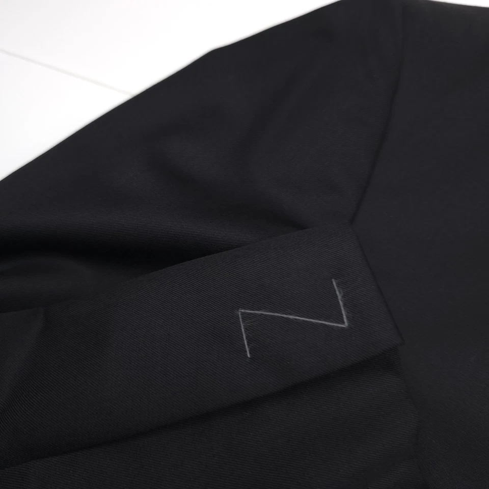 $2440 Traje Esmoquin Zegna Negro Lana y Mohair Chal Para Hombre Talla US 40S (Italia 50C) Foto 4 de 4