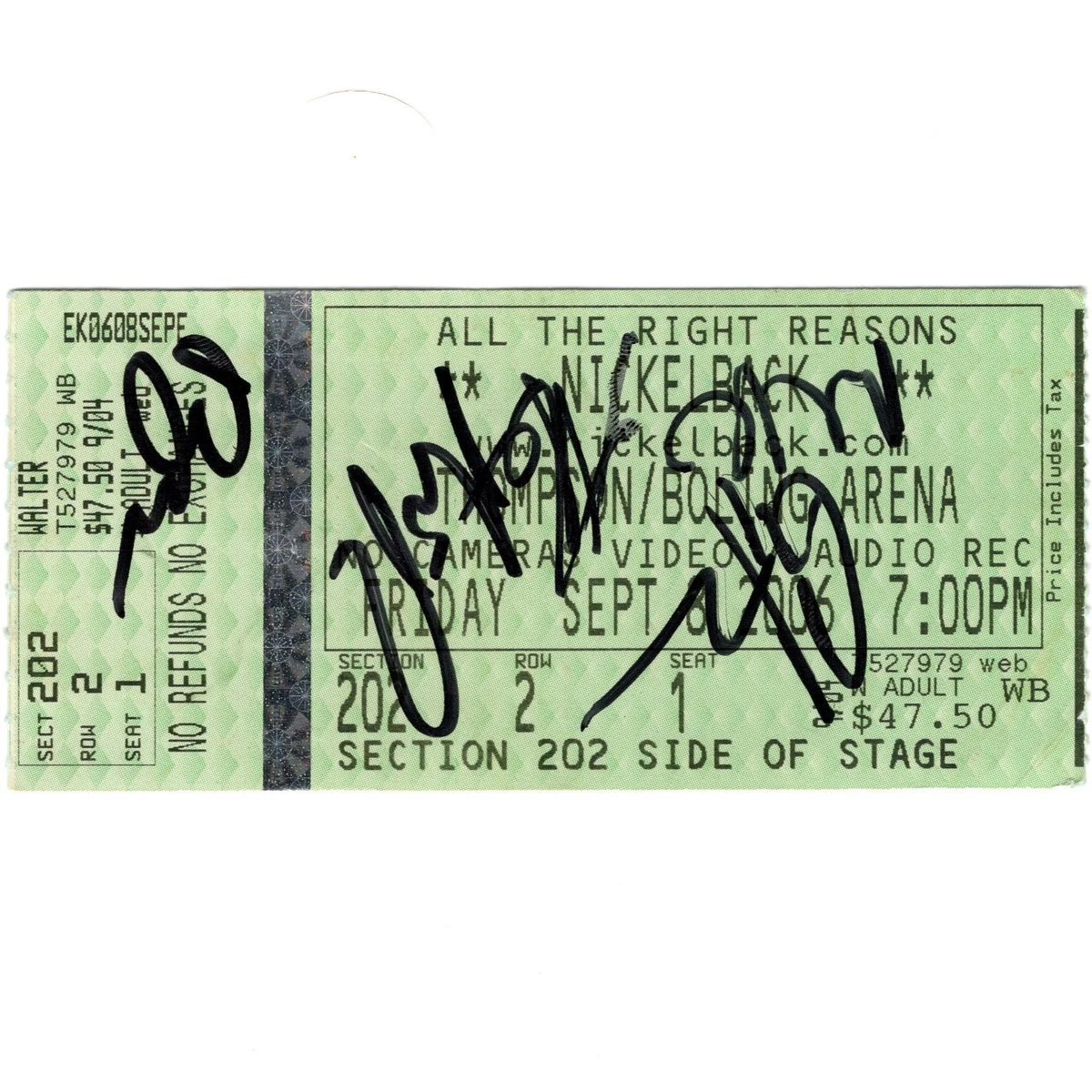 Original Nickelback Memorabilia for sale | eBay