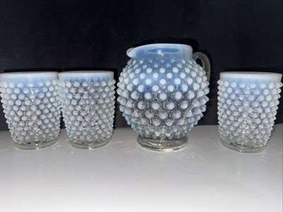 Fenton Doris Lechler French Opalescent Miniature Lemonade Set- Rare Find!