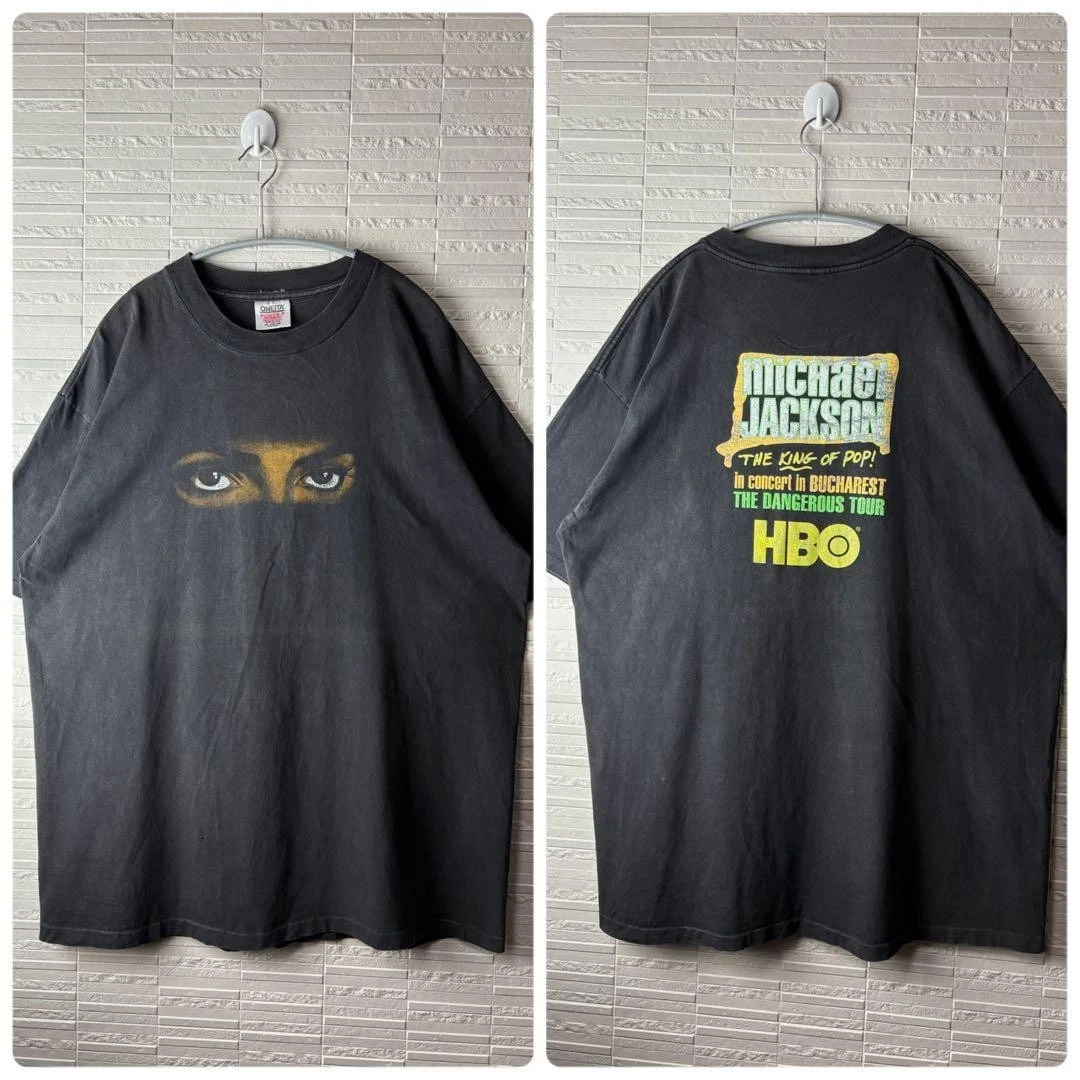 90s USA made vintage Michael Jackson Dangerous Tour T Shirt S-5XL