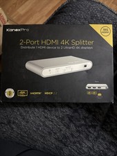 KanexPro 4K HDMI Splitter 2-Port New In Box