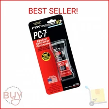 PC Products PC-7 Epoxy Adhesive Paste, Two-Part Heavy Duty, 2oz in Two Jars, Cha
