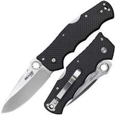 Cold Steel Knives Silver Eye Elite 62QCFB CPM S35VN Black Carbon Fiber