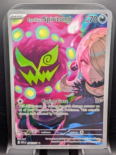 Cynthia's Spiritomb Holo Illustration Rare ME: Ascended Heroes 244/217 NM