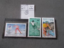 TIMBRE ANDORRE FRANCAIS .N°414A.JO ALBERTVILLE.CATALOGUE YVERT.N**