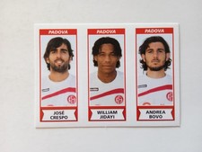 FIGURINE FOOTBALLERS PANINI 2010/11 PADOVA CRESPO/... n 567 WITH VELINA