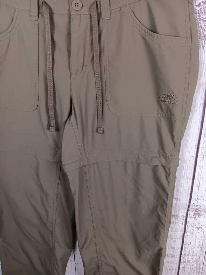 Женские туристические брюки-трансформеры The North Face 12 зеленые шорты для улицы - Изображение 3 из 4