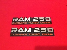 1992 1993 Dodge Ram 250 Cummins Turbo Diesel Fender Emblem