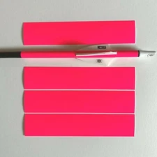 3 Arrows Archery - Arrow Wraps - FLO PINK. 15 pack (Multi Size) Made In USA