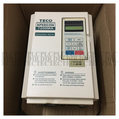 Used TECO 7200MA Inverter 7.5KW 380V