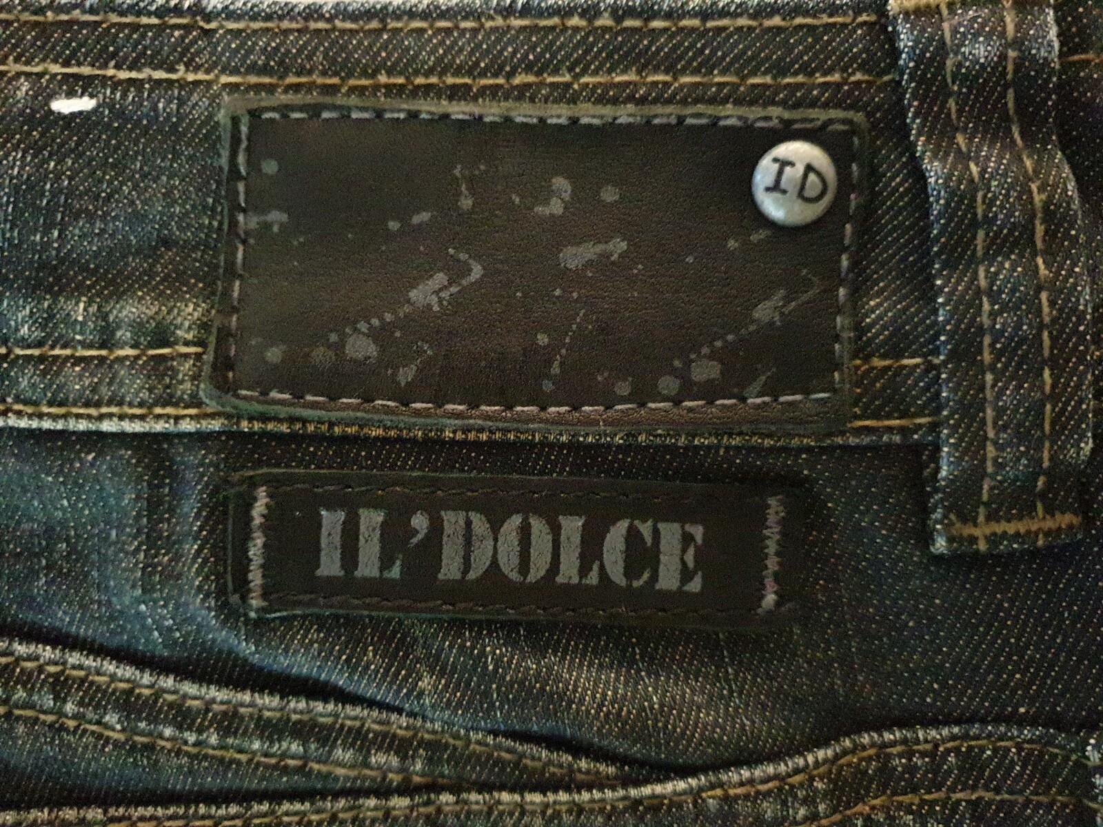 IL' Dolce Style H9 Jonny 23 Denim Skirt Size 12 image 3