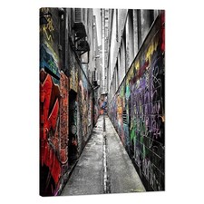 Novatique Graffiti Canvas Wall Art Banksy Wall Art Abstract Graffiti Poster C...