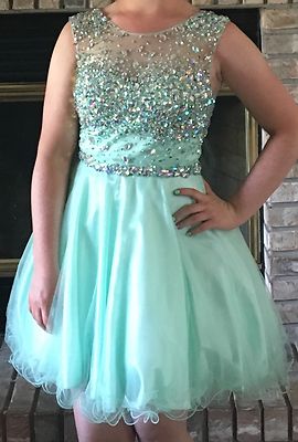 Mint Homecoming/Prom Prom Dress