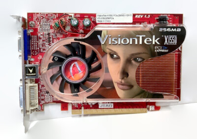VisionTek 400166 Radeon X1550 PCIe 256MB DDR2 VGA Video Graphics Card