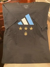 Adidas AFA 2022 Winners 3 Stars Black XL Uni-Sex T-Shirt