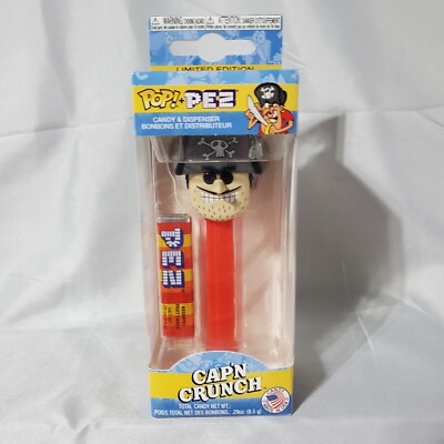 Funko Pop! Pez Cap'n Crunch Jean LaFoote Ltd Ed, 2018 Vaulted 100% To Charity!