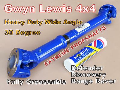 Land Rover Defender Discovery Wide Angle Propshaft Heavy Duty Gwyn Lewis 4x4