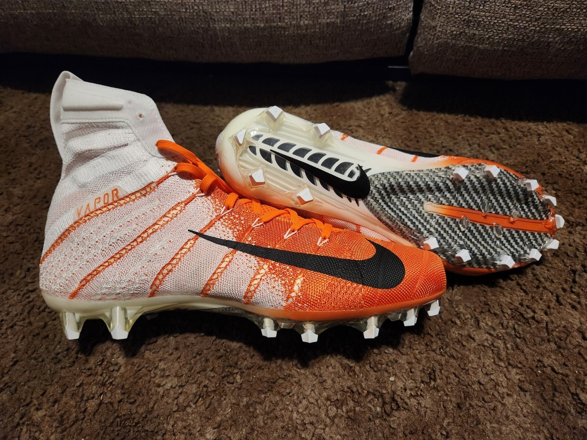 NEW S 12 Men Nike Vapor Untouchable 3 Elite Orange Football Cleat