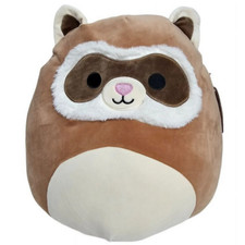 RARE Farice Ferret Squishmallow 14" Large Brown Stuffed Animal Plush New w Tag 