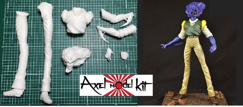Anime Model Resin Kit 1 7 バオー来訪者 Baō Raihōsha Baoh Nakajima Araki Ebay