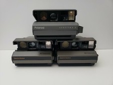3x Polaroid Spectra System Cameras Untested As-Is