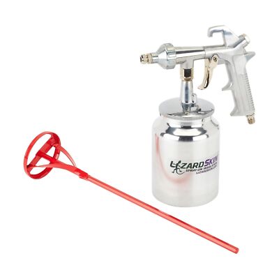 Lizard Skins Paint Gun, Super Pro Application Kit, Siphon Feed, 1 qt Cup, Mil...