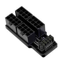 12VHPWR ATX3.0 PCI-E 5.0 Power Modular Adapter to Four ATX 8P Up Angled 90 De...