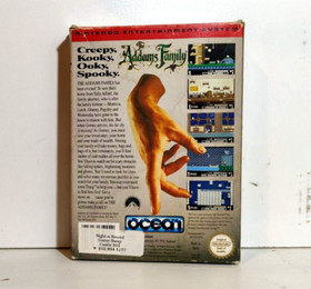 The Addams Family  for Nintendo - complete  NES Pal A