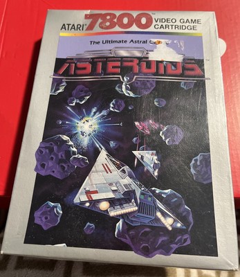 Asteroids Atari 7800 Video Game Cartridge - FACTORY SEALED