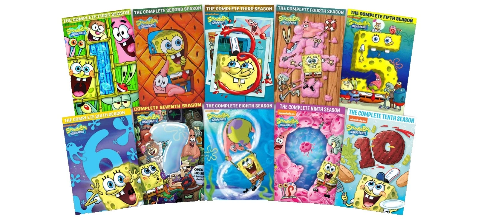 SpongeBob SquarePants 1 Season DVDs & Blu-ray Discs