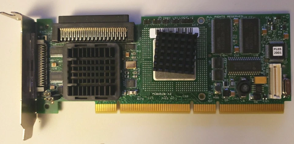LSI Logic PCBX520-A2 LSI LOGIC 64MB PCI SCSI RAID CONTROLLER (Low Profile) - Image 2 of 4