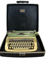 Vintage Royal Sabre Green 1979 Portable Typewriter with Case thumbnail