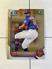 Robert Dominguez 2022 Bowman Chrome Prospect #BCP-51 New York Mets