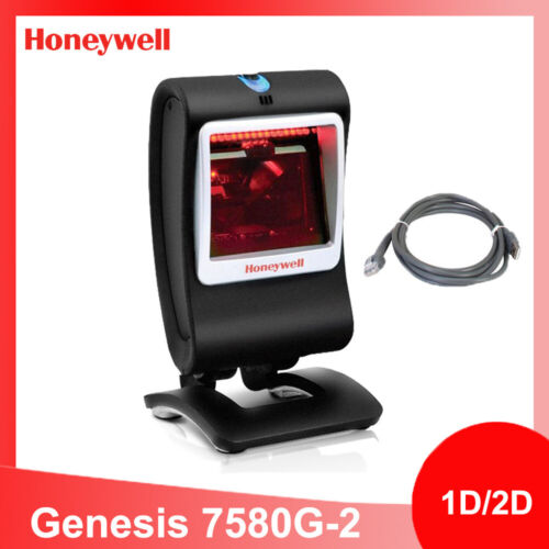 Honeywell Genesis 7580G-2 Area-Imaging 2D Corded Barcode Scanner with USB Cable