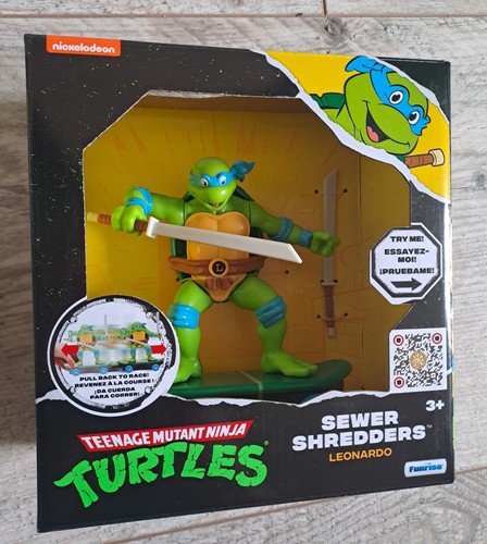 Figurine Tortue Ninja Leonardo – Playmates, 25 Cm, Mobile, Film Mutants Turtles, Neuve